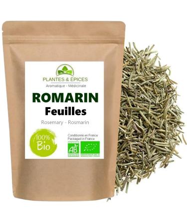 Organic Rosemary for Herbal Tea, Infusion, Gourmet Cooking – Biodegradable Resealable Freshness Bag (100G)