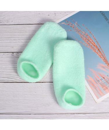 Healeved 3 Pairs Heel Anti-Crack Socks Ankle Socks Heel Repair Socks Resin Heart Hair Clip Cracked Heels Guard Dry Feet Socks Anti Callus Socks (Green) Hard Feet Socks Foot Gel Moisturizing - Buy Online on GoSupps.com