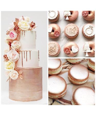 Buy Edible Glitter - Rose Gold 10g | Food & Cake Decorating Powder for Drinks Desserts & Sweets - Buy Online on GoSupps.com