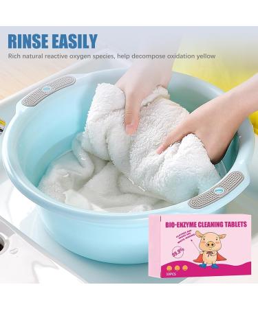 Multi-functional Bio-enzyme Cleaning Tablets Bio Enzyme Explosive Salt Bio-enzyme Cleaning Tablets Cleaning Agents for Clothes Shoes and Curtains Washing Tablets for Clothes - Buy Online on GoSupps.com