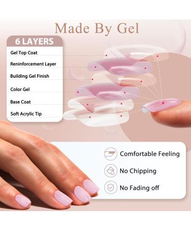 48PCS Reddish Brown Press on Nails - Xcreando Short Square Acrylic Fake Nails Set for Women & Girls | Glossy Wine Red Stick-On & Glue-On False Gel Nails - Buy Online on GoSupps.com