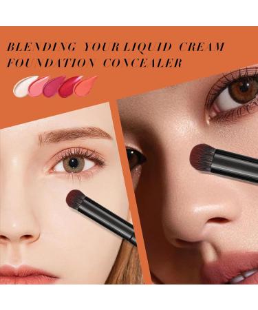 OMANIAC Concealer Brush | Under Eye & Nose Contour Brush for Bronzer Liquid Foundation Cream & Powder Perfect Makeup Blending & Buffing Tool - Buy Online on GoSupps.com