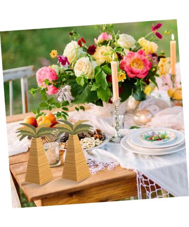 HOMSFOU 20pcs Boxes Coconut Palm Box Cookie Containers Gift Boxes Luau Party Bags Candy Containers Snack Birthday Treat Case Packaging Boxes Wedding Party Favors Paper Biscuit Hawaii - Buy Online on GoSupps.com