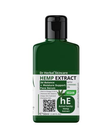 Hemp Extract Face Serum 50ML Moisturise | Anti-Aging | Soothe Inflammation by Dr Herbal Skincare