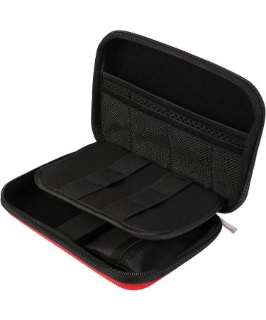 Kimwing Diabetic Supplies Case Organizer - Hard Shell Carrying Pack for Glucose Meter, Insulin Pens, Test Strips, Needles, Lancets, Medication - Red - Buy Online on GoSupps.com