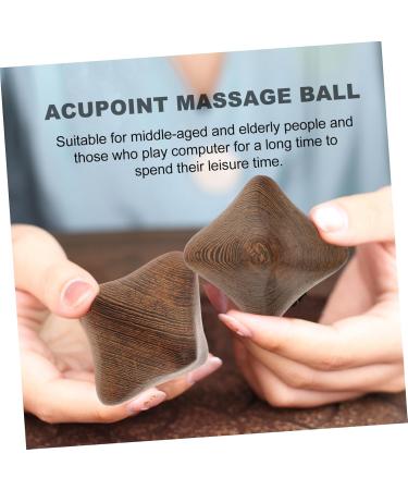 Buy BUIFULSIC 2S Wenge Health Ball - Hand Massage Device for Acupressure Finger Training & Thai Massage Tools - Buy Online on GoSupps.com