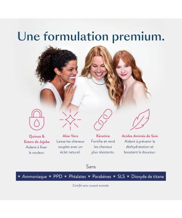 eSalon Coloration Permanente - Sans Ammoniaque Sans PPD - Couvre 100% des cheveux blancs - R sultat Professionnel Blond Clair 9N - Buy Online on GoSupps.com