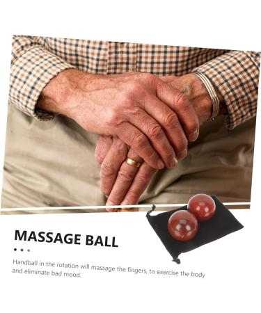 Frcolor 6 STK Wooden Health Balls - Roll & Strengthen | Hand Exercises Muscle Relief Meditation & Acupuncture Fitness - Buy Online on GoSupps.com