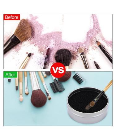 Homo Trends Make-Up Brush Cleaner Set | Quick Drying Cleaning Box & 4 Sponges for Professional Makeup Care - Buy Online on GoSupps.com