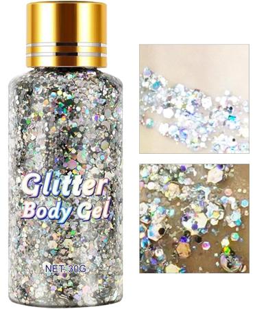  LINGJIONG Glitter gel for body makeup eyes hair nails DIY festivals parties makeup parties makeup 30 l - Buy Online on GoSupps.com