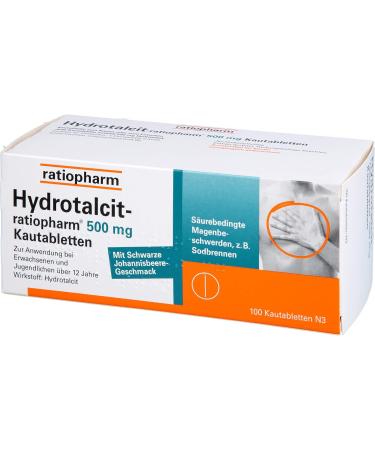 Buy Hydrotalcit Rat 500mg KTA - Best International Shipping | Effective Antacid & Digestive Aid - Buy Online on GoSupps.com