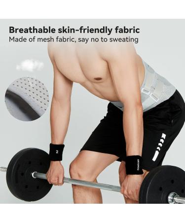 Back Braces for Lower Back Pain | Support Belt for Herniated Disc & Sciatica | Breathable Lumbar Brace for Men & Women - Buy Online on GoSupps.com