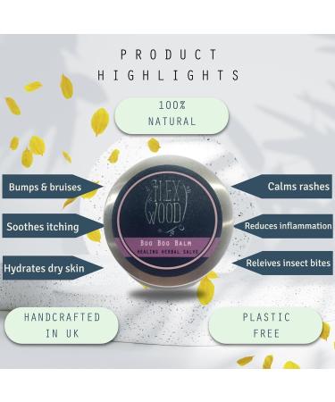 The Ilex Wood Herbal Healing Salve Boo Boo Balm For Skin Irritation Scrapes Bites And Stings Palm Oil Free - 3.38 Oz - Buy Online on GoSupps.com