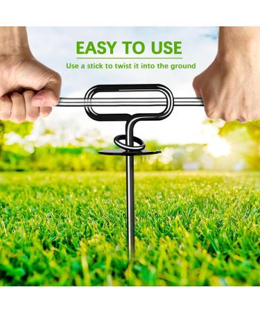 Buy Soil Anchor Dog - Stable Screwing Anchor for Safe Connections | Bay Pegs & Binding Posts for Dogs - Perfect Garden & On-the-Go Solution - Buy Online on GoSupps.com