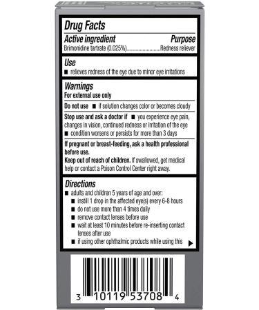 LUMIFY Redness Reliever Eye Drops 0.08 Fl Oz (2.5mL) 2-Pack - Fast-Acting Eye Drops for Clear, Bright Eyes - Buy Online on GoSupps.com