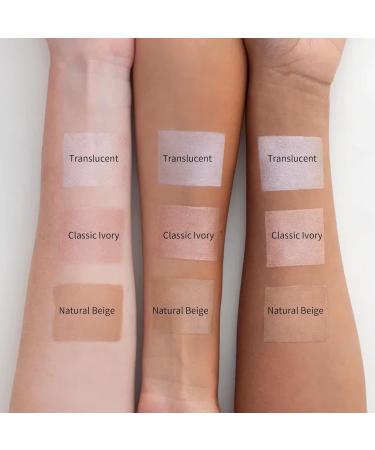 FV Setting Powder Medium Coverage and Long Lasting Compact Face Powder Shine Control Pressed Powder with Mattifying Finish for All Skin Types Silky Makeup Powder No Caking on Fine Lines and Pores 8g (Natural Beige) - Buy Online on GoSupps.com