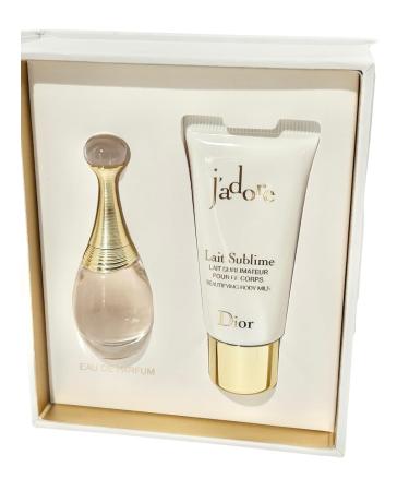 Dior J'adore Perfume & Lotion Women Travel MINI Gift SET (Perfume 5 ML/Lotion 0.67 Fl Oz) - Buy Online on GoSupps.com