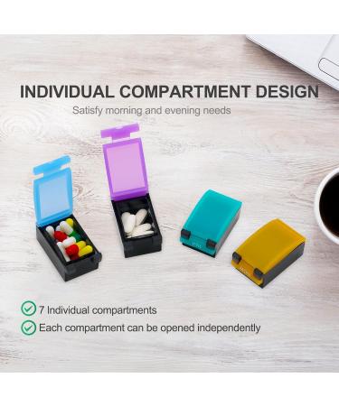 Silicone Arthritis-Friendly Pill Box | Unbreakable Weekly Organizer | 100% Food-Grade Silicone | Non-Slip Case for Daily Use - Buy Online on GoSupps.com