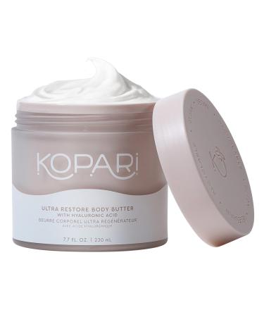 Kopari Ultra Restore Body Butter with Hyaluronic Acid, Vitamin B5 and Coconut Oil for Long-Lasting Hydration | Silky Smooth Moisturizing Body Lotion for Dry Skin | Vegan and Cruelty-Free | 7.7 oz - Buy Online on GoSupps.com