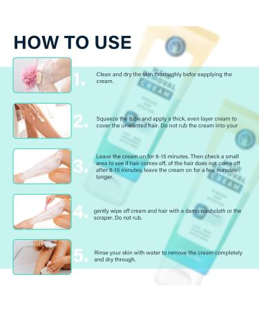 Facial Depilatory Cream - Painless Hair Removal for Women & Men | Travel Essentials - Buy Online on GoSupps.com