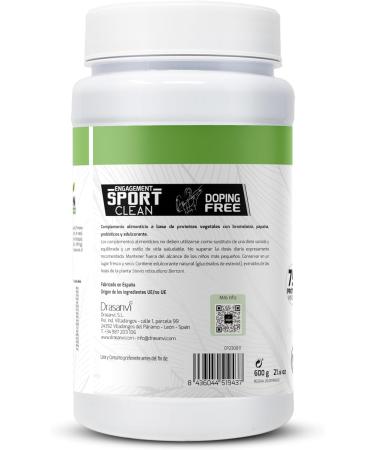  Drasanvi Drasanvi Sport Live Vegetable Protein Raspberry Flavour 600g 600g - Buy Online on GoSupps.com