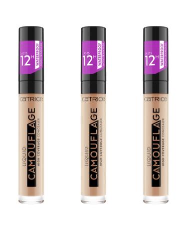 Catrice Liquid Camouflage High Coverage Concealer (3x5ml) liquid make-up concealer waterproof 12h coverage No. 020 Light Beige - Buy Online on GoSupps.com