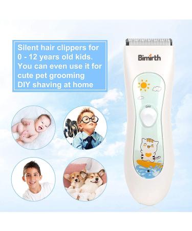Baby Hair Clipper Silent Hair Clippers for Children Quiet Kids Hair Trimmer (with Bag) - Buy Online on GoSupps.com