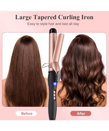 Professional 32mm Hair Curling Wand - Adjustable Temp Dual Voltage Auto Shut-Off for Perfect Big Curls - Buy Online on GoSupps.com