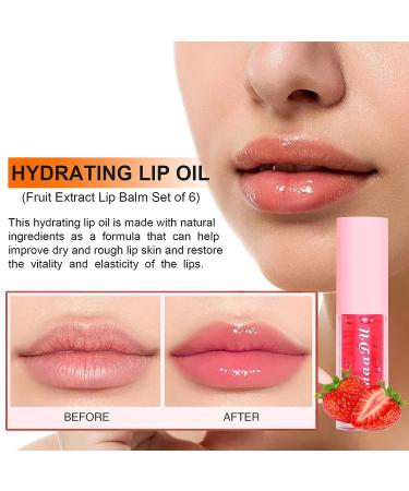 KIMIEYE 6Pcs Color Changing Lip Gloss Set | Long Lasting & Moisturizing | Hydrating Lip Oil | Waterproof Lip Balm | 0.4 fl oz (SET C) - Buy Online on GoSupps.com