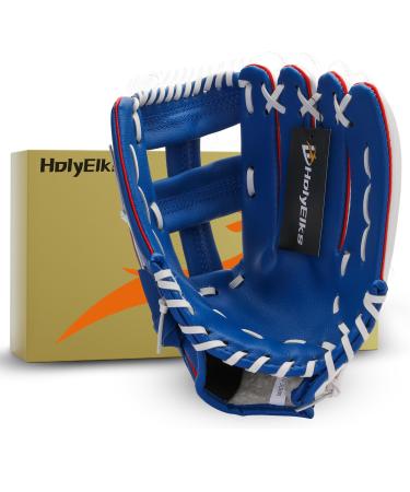 Baseball gloves children softball gloves baseball set thicken softball gloves for children youth training and beginners gift 10.5 inch blue white - Buy Online on GoSupps.com