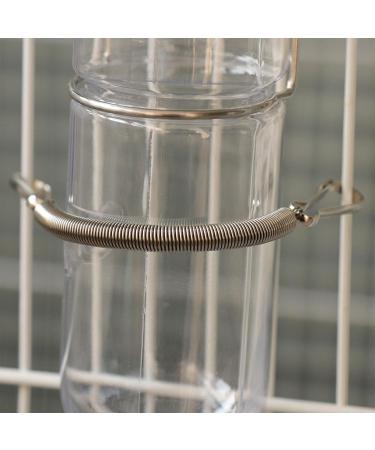 5 Pcs Water Bottle Spring Clip Spring with 2 Clips Stainless Steel 3.1 Inch Spring Fastening Water Drinking Bottle For Small Animal Hamster Guinea Pigs - Buy Online on GoSupps.com