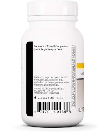 Integrative Therapeutics Acetyl L-Carnitine Capsules - Mental Function & Energy Support - Vegan - 60 ct - Buy Online on GoSupps.com