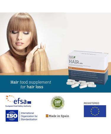500 Cosmetics Hair - Natural Capsules to Prevent Hair Loss with L-Cysteine and Zinc - Improves Hair Condition and Provides Nutrients - For Men and Women. (3) - Buy Online on GoSupps.com