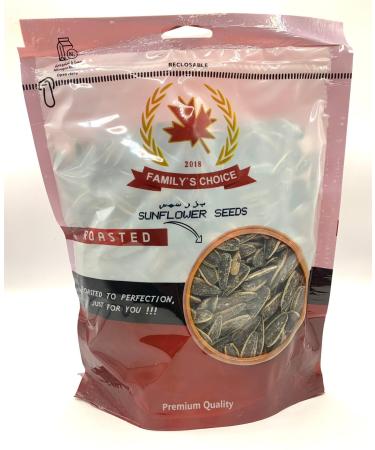 Family s Choice All Natural Roasted & Salted Sunflower Big Jumbo Seeds 10.6 oz/300grams 2pack-300gm
