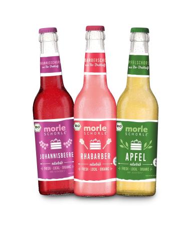Elbler Morleschorle - Organic Spritzer Mix Pack (24 x 0.33L) | Apple Currant & Rhubarb | International Shipping Available - Buy Online on GoSupps.com