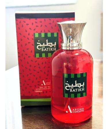 Paris Corner BATIKH Watermelon Perfume EDP 3.4 FL Oz Unisex EDP Fresh Scent 3.4 Fl Oz (Pack of 1) - Buy Online on GoSupps.com