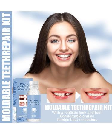 Temporary Dentures & Dental Repair Kit | Provisional & Adhesive Fake Teeth for DIY Tooth Repair - Buy Online on GoSupps.com