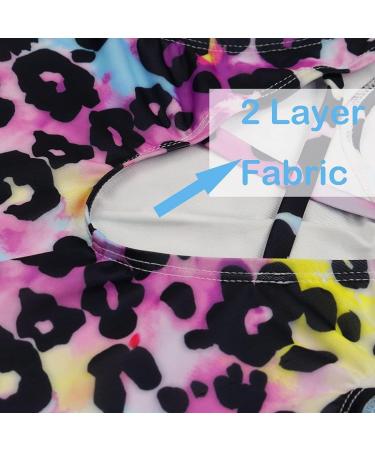 FOORSHES Gymnastics Leotards for Girls with Shorts - Leopard Print - 8 Years | Tumbling Dance Outfit Biketards Unitard with Matching Hair Scrunchie - Buy Online on GoSupps.com