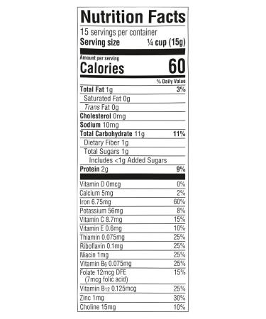 Gerber Organic Power Blend Probiotic Cereal: Oatmeal Chickpea Banana & Chia, 8oz Canister - Pack of 3 - Buy Online on GoSupps.com