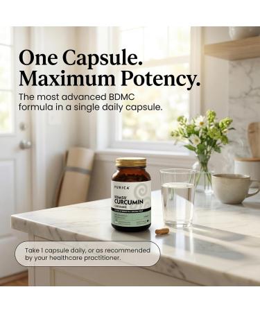 PURICA - Curcumin Capsules Extra Strength - 60 Capsules - BDM50 - Joint Pain Relief Supplements Reduce Inflammation - Promotes Skin Health Boost Brain Function - Natural Pain Relief Supplements - Buy Online on GoSupps.com