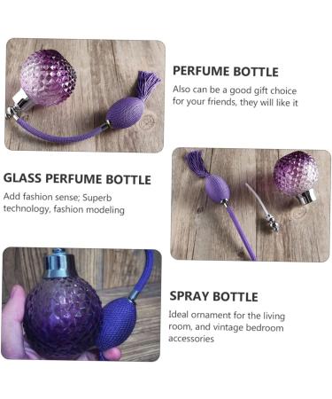 MERRYHAPY Air Bag Perfume Bottle Crystals Decor Spray Bottle Mister Atomiser Empty Mist Sprayer Perfume Pumper Vintage Perfume Bottle Perfume Container Portable Perfume Mini Glass Purple - Buy Online on GoSupps.com