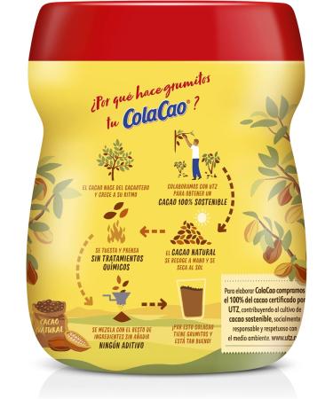  Cola Cao Cola-Cao Original: with natural cocoa and no additives - 310 g - Buy Online on GoSupps.com