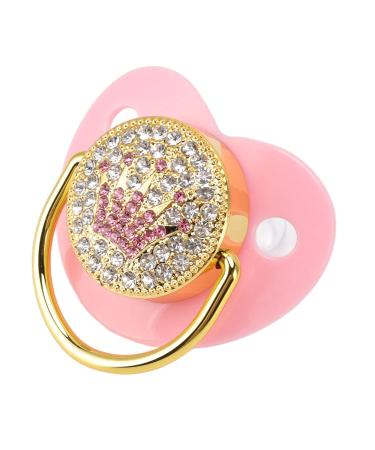 Buy Bling Silicone Baby Pacifier for 6-18 Months Ultra-Light & Soft Pink Soothing Nipple - Buy Online on GoSupps.com