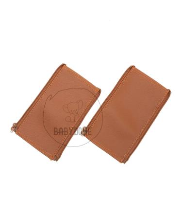 Babydomes Handlebar Covers for Bugaboo Fox 2.3 & Bee 6 | Handmade in Spain | High-Quality Synthetic Leather | Brown Color - Buy Online on GoSupps.com