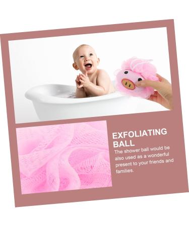 TEHAUX Body Sponge Bath Scrubber - Men's Skin Loofah & Cartoon Bath Accessories for Kids - Ideal Shower Loofah & Bath Ball - Buy Online on GoSupps.com