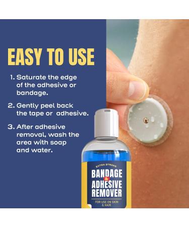 Sting-Free Adhesive Remover | Gentle Pain-Free Solution for Sensitive Skin & Medical Needs - Buy Online on GoSupps.com