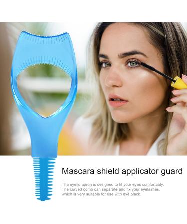 Mascara Applicator Tool - Eyelashes Tools Mascara Shield Applicator Guard Upper and Lower Mascara Applicator Lash Guard Reusable Eye Makeup Tool Blue - Buy Online on GoSupps.com