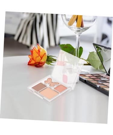 Baluue 3pcs Eyeshadow Palettes Pink Plastic Eye Makeup Plate Eye Shadow Palette Eye Shadow 6.50X6.50X1.00CMx3pcs Multix3pcs - Buy Online on GoSupps.com