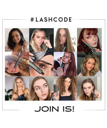 Lashcode Mascara 10ml - Lengthening & Thickening Eyelash Mascara | Stimulates Growth | Buy Internationally - Buy Online on GoSupps.com