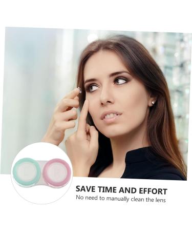 Buy Homsfou 6-Sentence Contact Lens Container Set - Transparent Plastic Storage for Improved Care and Organization - Buy Online on GoSupps.com